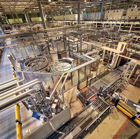 SIDEL Sidel, Krones, SIG Simonazzi Abfülllinie für Glasflaschen (Einweg) (2003) SIDEL Abfülllinie für Glasflaschen (Einweg)