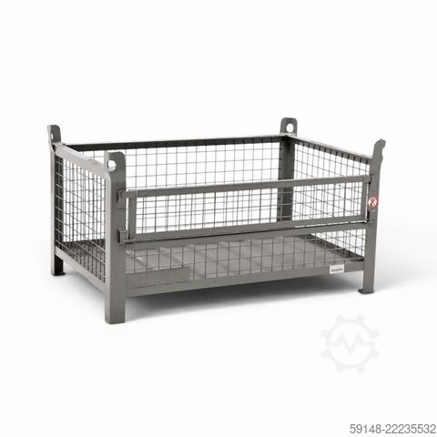 Gebrauchte Gitterbox Feste Konstruktion Gitterbox mit fester Konstruktion einseitiges Kruizinga 1311286S-GB