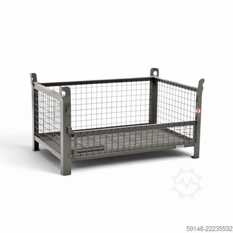 Gebrauchte Gitterbox Feste Konstruktion Gitterbox mit fester Konstruktion einseitiges Kruizinga 1311286S-GB