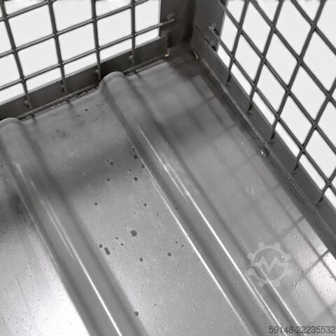 Gebrauchte Gitterbox Feste Konstruktion Gitterbox mit fester Konstruktion einseitiges Kruizinga 1311286S-GB
