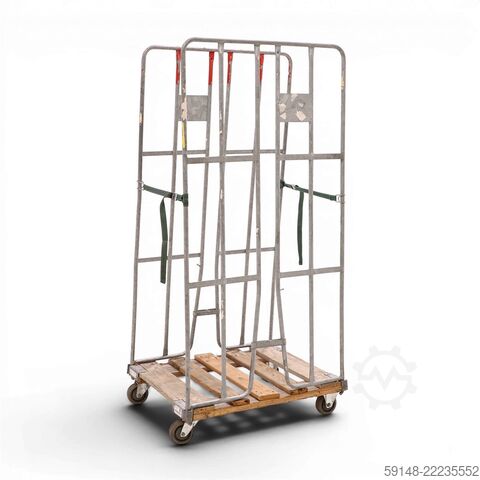 Used 2-Sides clamp fences + 2 tensioning belts, L: 800, W: 680, H: 1680 (mm).  744ltr, L: Kruizinga 98-2947GB