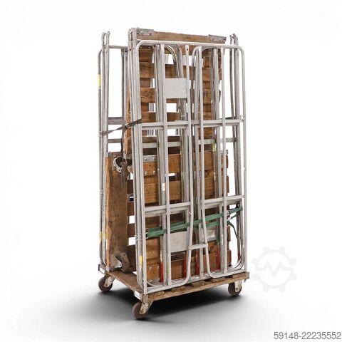 Used 2-Sides clamp fences + 2 tensioning belts, L: 800, W: 680, H: 1680 (mm).  744ltr, L: Kruizinga 98-2947GB