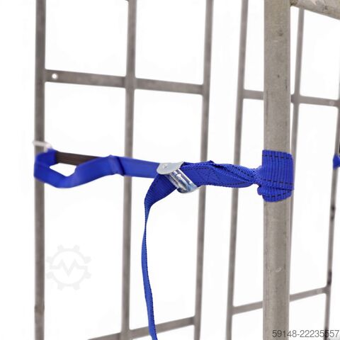 Used 2-Sides clamp fences + 2 nylon tensioning belts , L: 800, W: 720, H: 1680 (mm). Kruizinga 98-3409GB