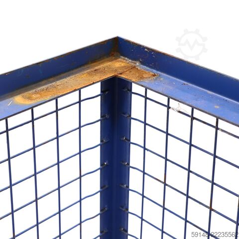Gebrauchte Gitterbox Feste Konstruktion 1 Klappe an 1 Langseite, L: 1240, B: 830, H: 970 Kruizinga 98-3864GB