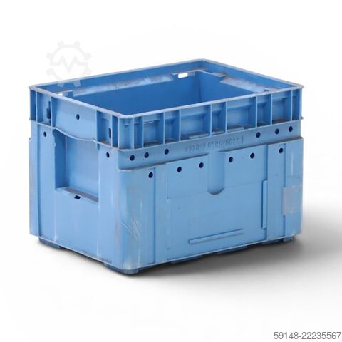Used Euronorm stacking bins KLT all walls closed, L: 400, W: 300, H: 280 (mm).  20ltr, L: Kruizinga 98-3916GB-PAL