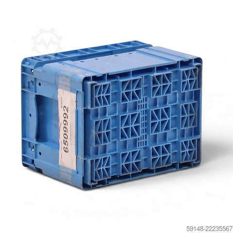 Used Euronorm stacking bins KLT all walls closed, L: 400, W: 300, H: 280 (mm).  20ltr, L: Kruizinga 98-3916GB-PAL