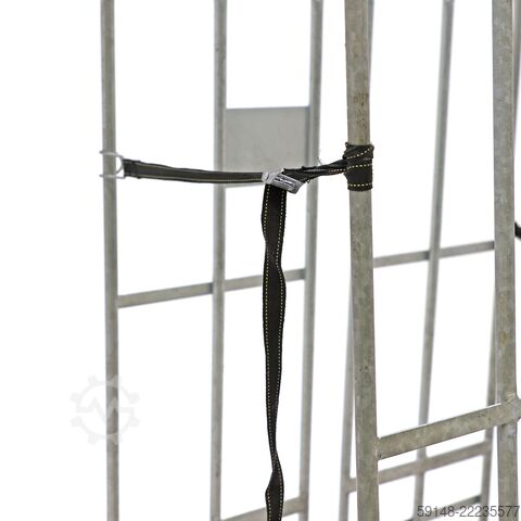 Used 2-Sides clamp fences + 2 nylon tensioning belts , L: 800, W: 720, H: 1700 (mm). Kruizinga 98-4574GB