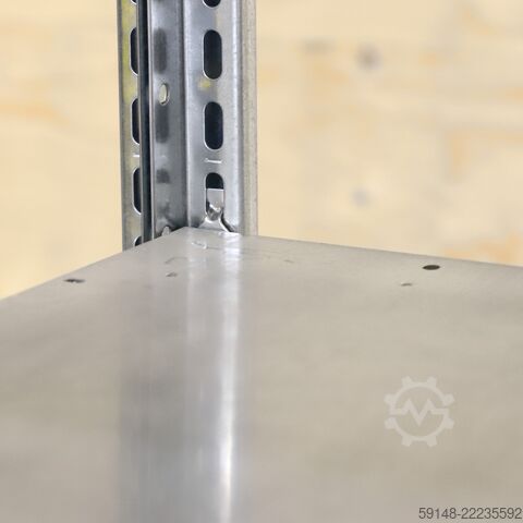 Gebrauchte Fachbodenregale Grundgestell, B: 1055, T: 640, H: 2200 (mm). , B: 1055, T: 640, Kruizinga 98-536GB-S1