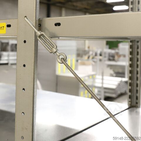 Gebrauchte Fachbodenregale Grundgestell, B: 1055, T: 640, H: 2200 (mm). , B: 1055, T: 640, Kruizinga 98-536GB-S1