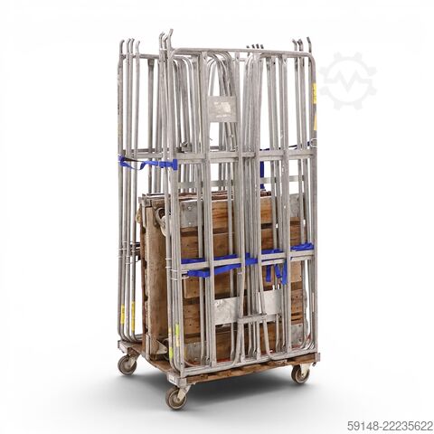 Used 2-Sides clamp fences + 2 nylon tensioning belts , L: 800, W: 720, H: 1680 (mm). Kruizinga 98-8124GB