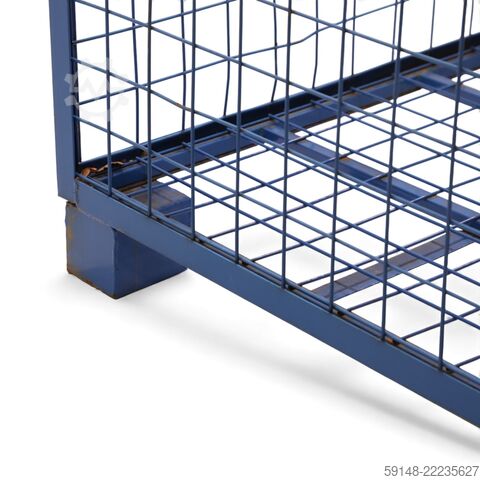 Gebrauchte Gitterbox Feste Konstruktion 1 Klappe an 1 Langseite, L: 1200, B: 800, H: 1000 Kruizinga 99-5488GB