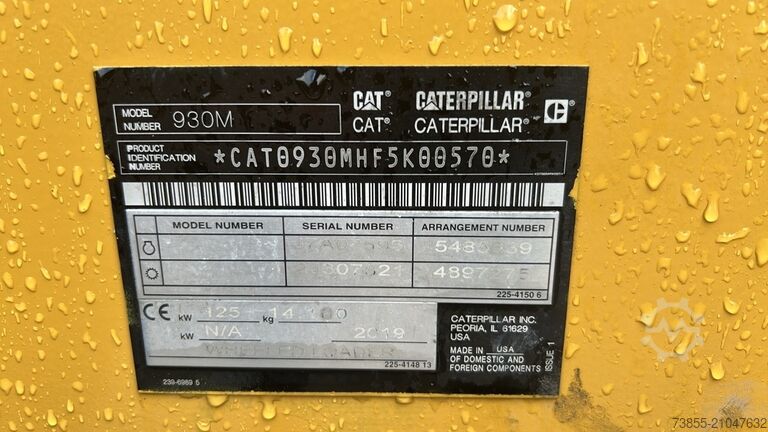 Wheel Loader Caterpillar 930M