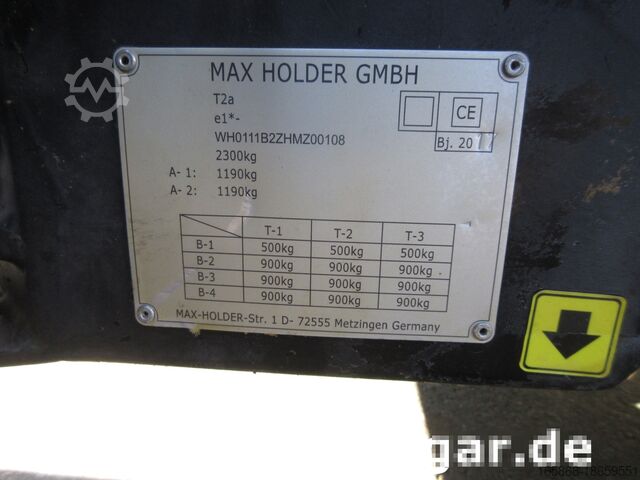 Kehrmaschine Holder X40 / X45 Baujahr 2017 Knicklenkung Kehr
