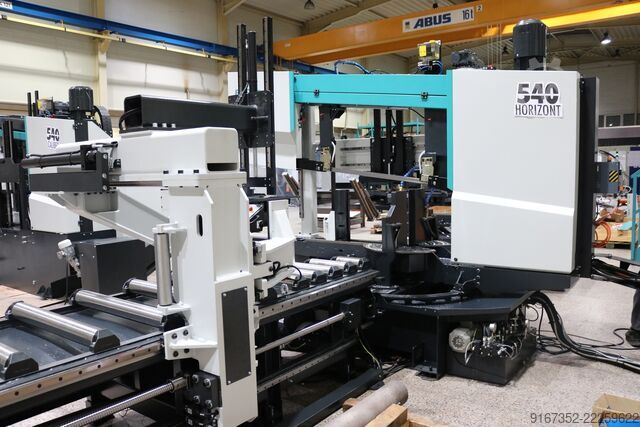 Bandsäge für Metall mit Manipulationslinie PEGAS-GONDA 540 Horizont X-CNC - cutting line XY