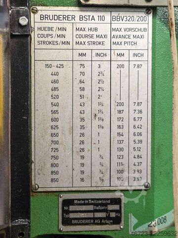 Stanzautomat Bruderer AG BSTA 110