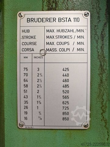 Stanzautomat Bruderer AG BSTA 110