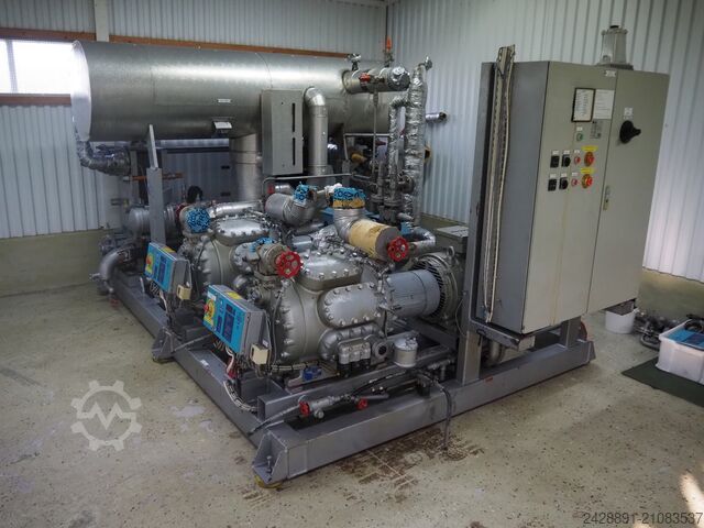 Komplettes Ammoniak-Kühlsystem Retech, Sabroe, Tortmans, Alfa Laval PSH-0820, COSB 411904