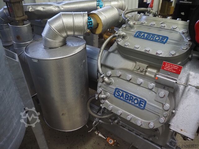 Komplettes Ammoniak-Kühlsystem Retech, Sabroe, Tortmans, Alfa Laval PSH-0820, COSB 411904