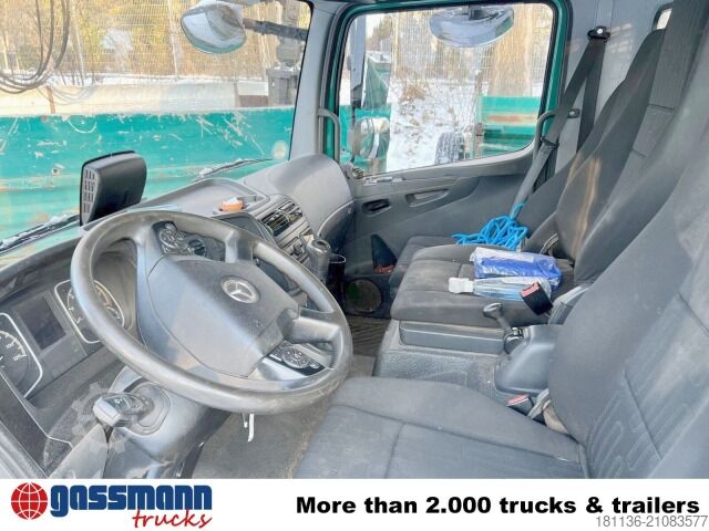 Transporter mit Kipper Mercedes-Benz Atego 818 L 4x2, Kran Hiab X-Duo 078 BS-2, 2x AHK