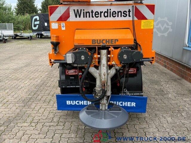 High top van Hansa Hansa AZP 1003L Winterdienst-Streuer + Schild