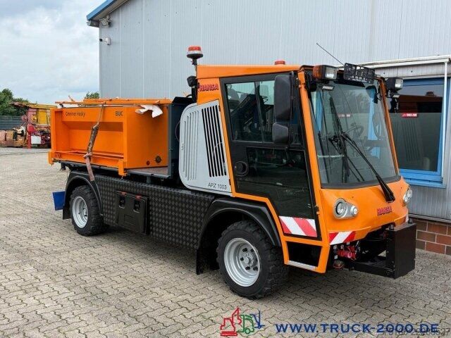 High top van Multicar Hansa AZP 1003L Winter + Streuer + Schild