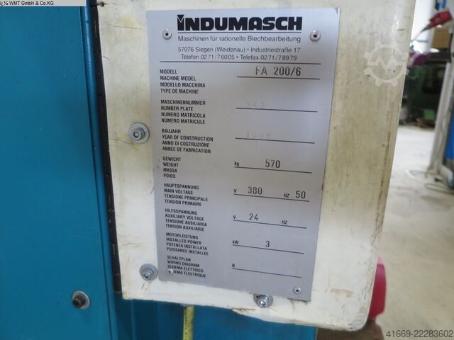 Ausklinkmaschine INDUMASCH VA 200/6