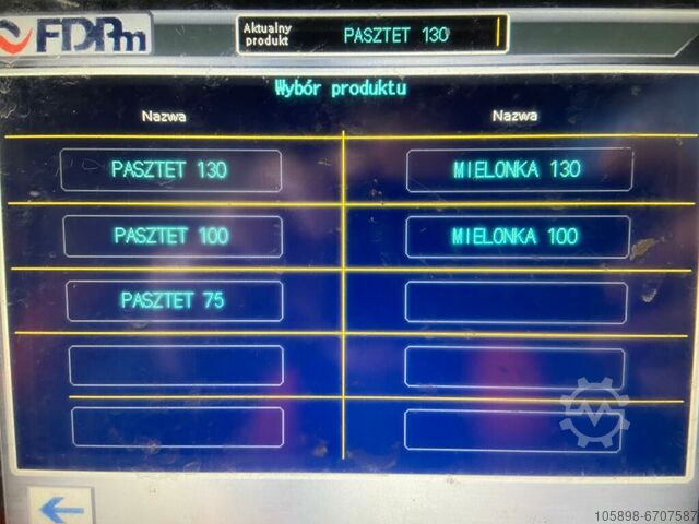 Linear sealing machine for foil pots Pamirex FDPm Linea Pak 4LP