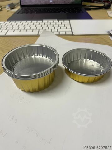 Linear sealing machine for foil pots Pamirex FDPm Linea Pak 4LP