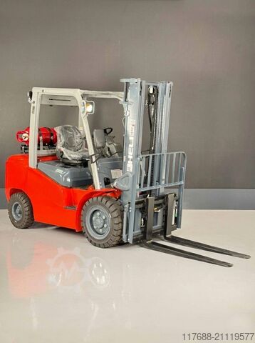 LPG front loader Heli CPYD25-G3- GAS  2,5t 3,3m Hub - KUBOTA - Garantie