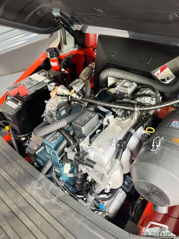 LPG front loader Heli CPYD25-G3- GAS  2,5t 3,3m Hub - KUBOTA - Garantie