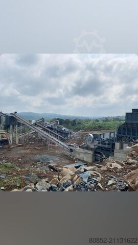 Brechanlage Polygonmach 350 tons per hour stationary crushing, screenin...