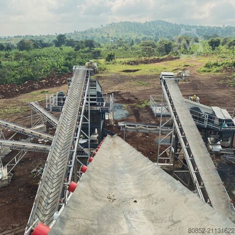 Brechanlage Polygonmach 350 tons per hour stationary crushing, screenin...