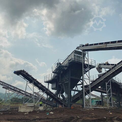 Brechanlage Polygonmach 350 tons per hour stationary crushing, screenin...