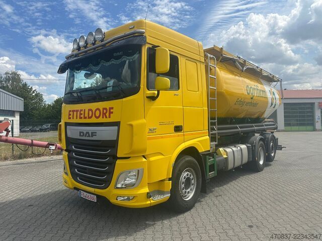 Tanker truck DAF XF 510 6x2-4 / 4 x Kammer /Silo/Heilting 30.000L