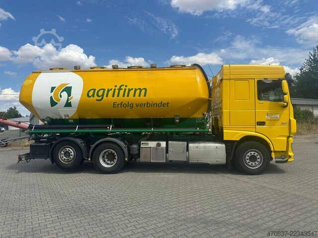 Tanker truck DAF XF 510 6x2-4 / 4 x Kammer /Silo/Heilting 30.000L