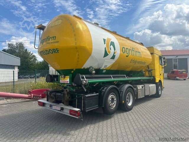 Tanker truck DAF XF 510 6x2-4 / 4 x Kammer /Silo/Heilting 30.000L