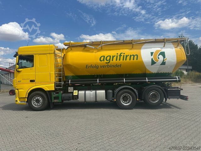Tanker truck DAF XF 510 6x2-4 / 4 x Kammer /Silo/Heilting 30.000L