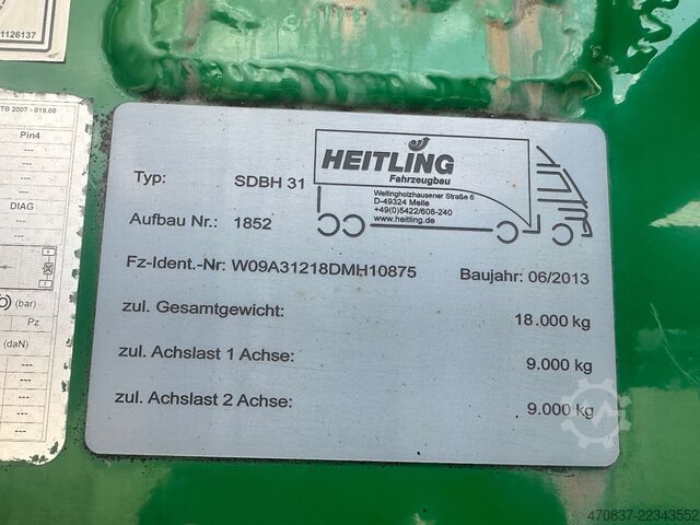 Silo trailer Heitling SDBH 31 / Silo / 3 x Kammern / 31.000 L