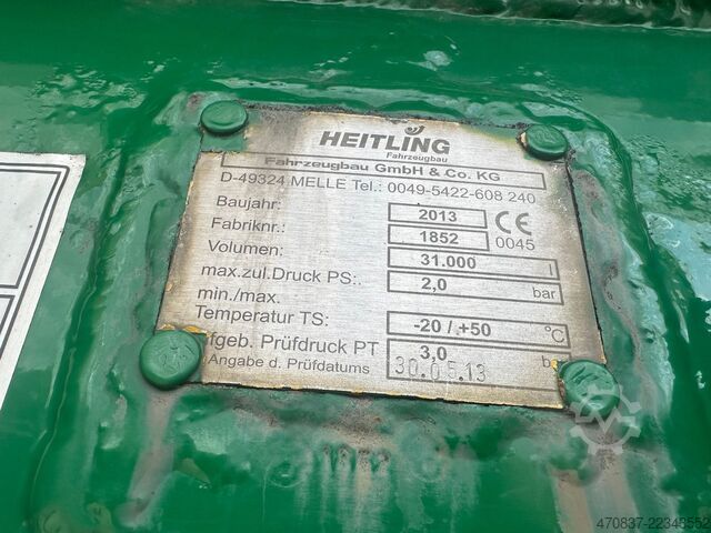 Silo trailer Heitling SDBH 31 / Silo / 3 x Kammern / 31.000 L