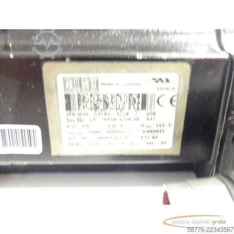 Control unit KUKA Kuka Stator mit Gehäuse 1FK7034-5AZ91-1ZZ9-Z SN YF U550 4258 19