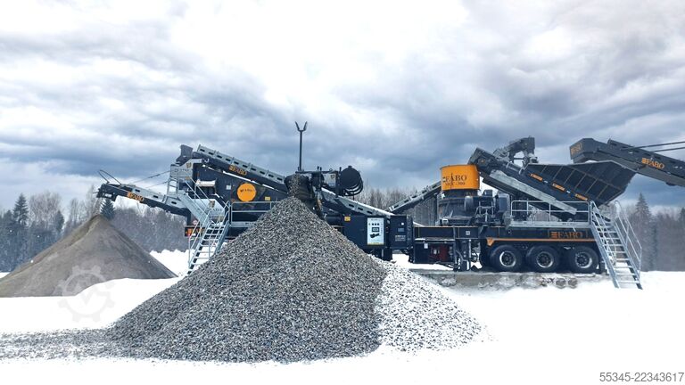 Crushing equipment/mobile crushing plant FABO Mobile Crushing Plant Mobile Jaw Crusher MCK-115