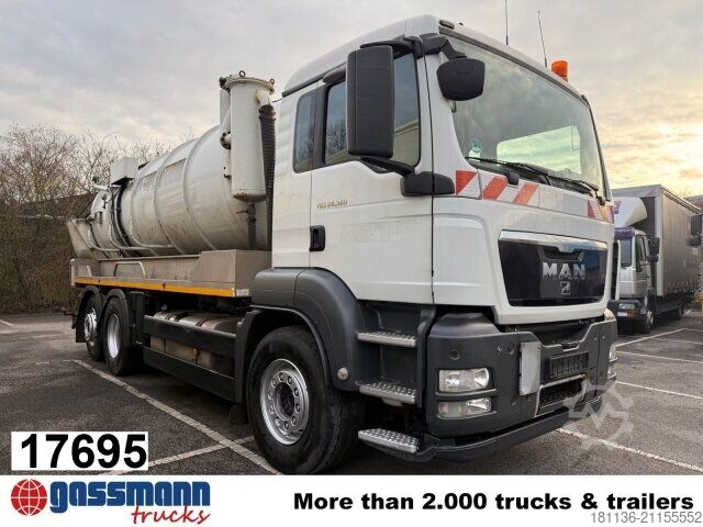 Kehrmaschine MAN TGA 26.360 6x2-4 BL, Kroll Saug- und Druckaufbau,