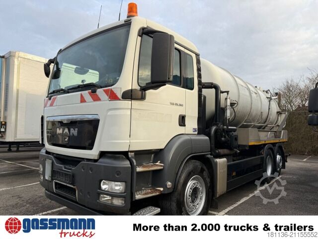 Kehrmaschine MAN TGA 26.360 6x2-4 BL, Kroll Saug- und Druckaufbau,