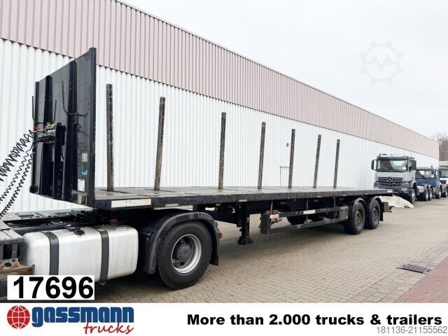 Auflieger mit Pritsche & Plane Schwarzmüller Schwarzmüller 2-A-Plateauauflieger,