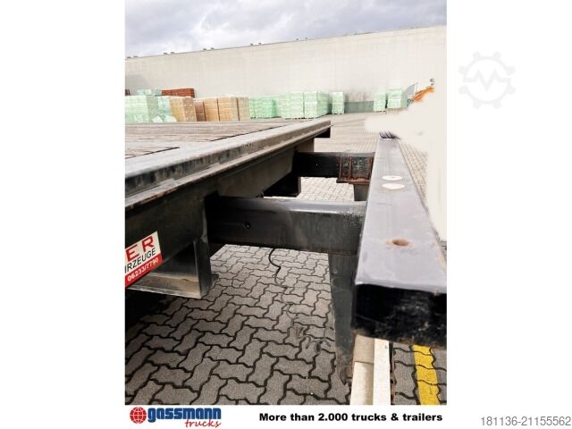 Auflieger mit Pritsche & Plane Schwarzmüller Schwarzmüller 2-A-Plateauauflieger,