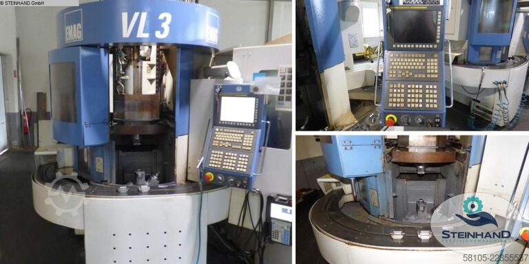 Vertical Turning Machine EMAG VL 3 + VL 3