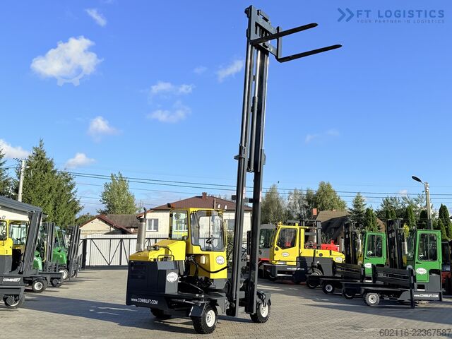 4-way forklift Combilift C5000XL GAS DUPLEX 6000MM FREE LIFT