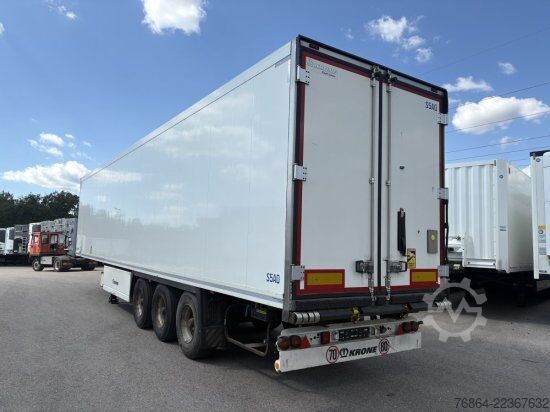 Low loader semitrailer KRONE KüHLAUFLIEGER,  THERMO KING SLXI 400, DOPPELSTOCK, SAF-ACHSEN