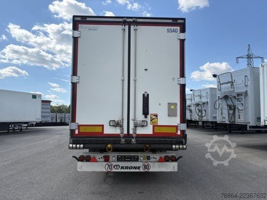 Low loader semitrailer KRONE KüHLAUFLIEGER,  THERMO KING SLXI 400, DOPPELSTOCK, SAF-ACHSEN