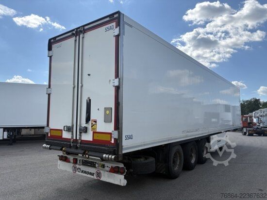 Low loader semitrailer KRONE KüHLAUFLIEGER,  THERMO KING SLXI 400, DOPPELSTOCK, SAF-ACHSEN